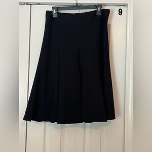 Rafaella size 10, a line black skirt with flair